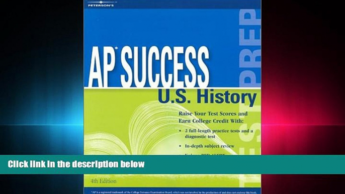 different   AP Success: US History, 4th ed (Peterson s Master the AP U.S. History)