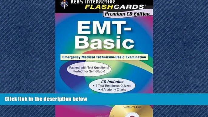 Popular Book EMT-Basic - Interactive Flashcards Book for EMT (REA), Premium Edition incl. CD-ROM