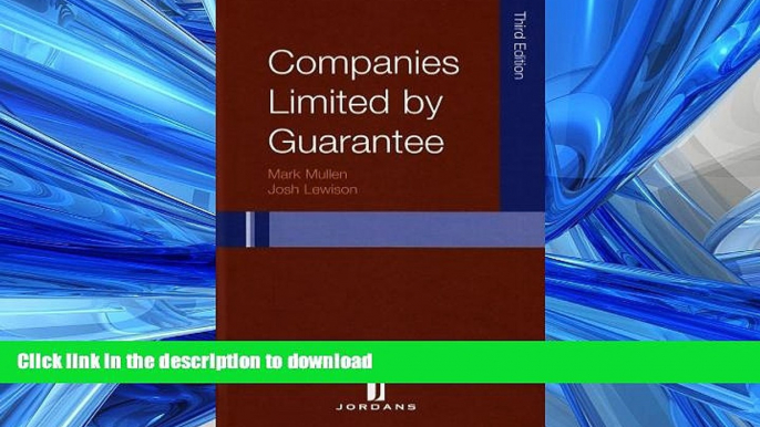 FAVORIT BOOK Companies Limited by Guarantee: Third Edition READ EBOOK