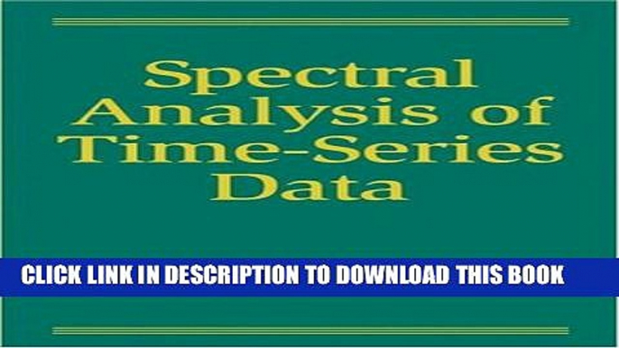 [PDF] Spectral Analysis of Time-Series Data Full Online