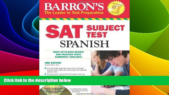 Must Have PDF  Barron s SAT Subject Test: Spanish with Audio CDs, 3rd Edition  Free Full Read Best