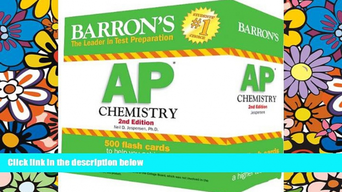 Big Deals  Barron s AP Chemistry Flash Cards, 2nd Edition  Best Seller Books Most Wanted