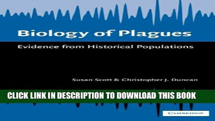 Collection Book Biology of Plagues: Evidence from Historical Populations