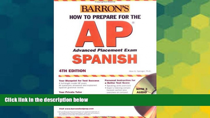 Must Have PDF  How to Prepare for the AP Spanish with Audio CDs  Best Seller Books Best Seller