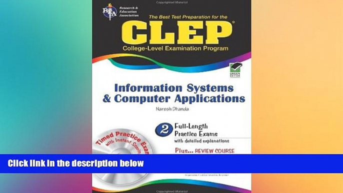 Big Deals  CLEP Information Systems   Computer Applications w/ CD-ROM (CLEP Test Preparation)