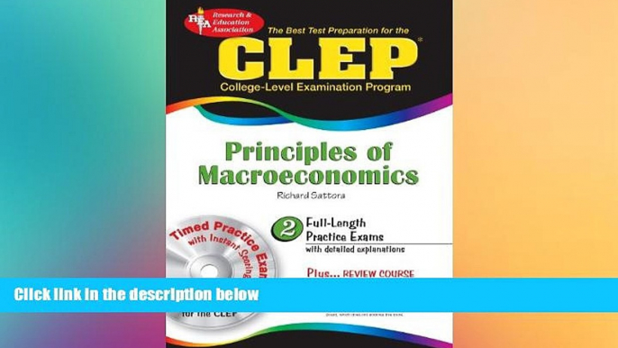 Must Have PDF  CLEP Principles of Macroeconomics w/CD-ROM (CLEP Test Preparation)  Best Seller