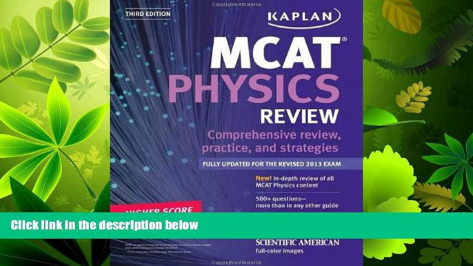 different   Kaplan MCAT Physics Review Notes (Kaplan Test Prep)