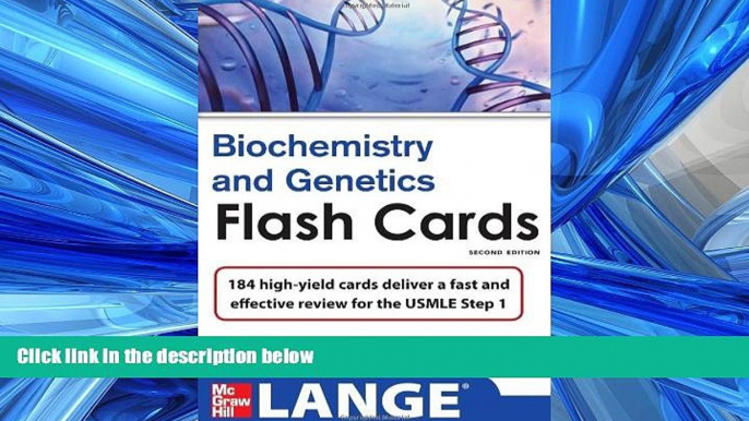 Pdf Online Lange Biochemistry and Genetics Flash Cards 2/E (LANGE FlashCards)