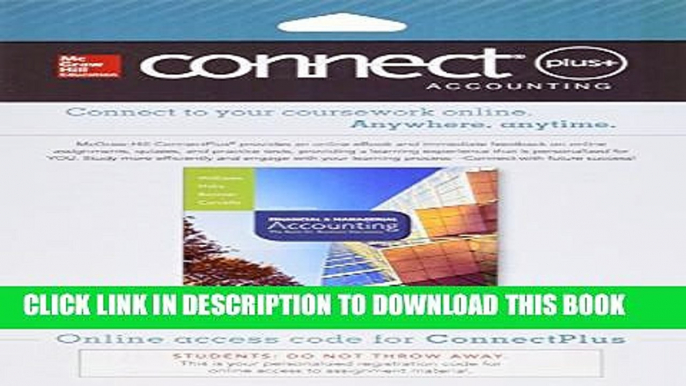 New Book Connect 2-Semester Access Card for Financial and Managerial Accounting