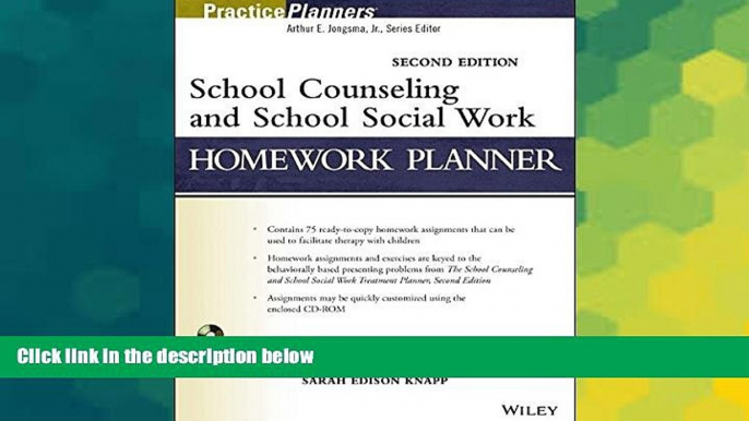 Big Deals  School Counseling and School Social Work Homework Planner  Free Full Read Most Wanted