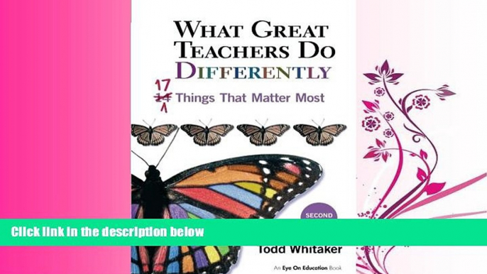 FULL ONLINE  What Great Teachers Do Differently: 17 Things That Matter Most