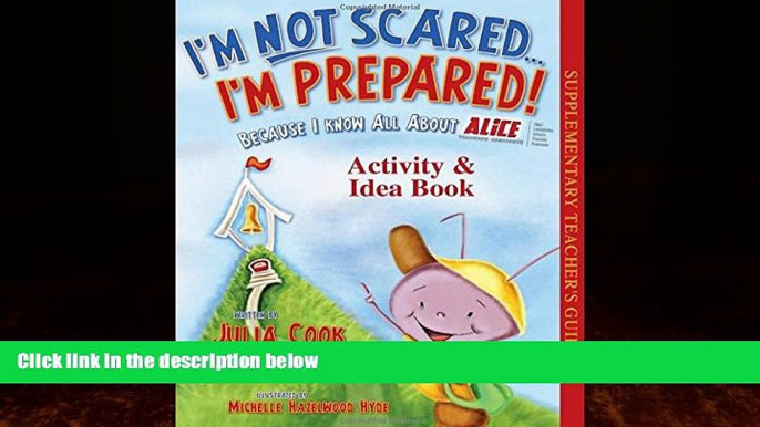 Big Deals  I m Not Scared... I m Prepared Activity   Idea Book  Best Seller Books Most Wanted