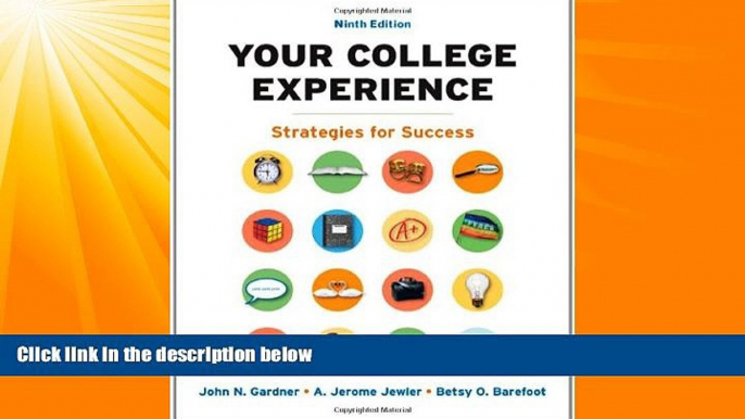 Big Deals  Your College Experience: Strategies for Success  Free Full Read Most Wanted