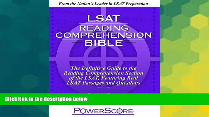 Big Deals  The PowerScore LSAT Reading Comprehension Bible  Free Full Read Best Seller