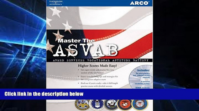 Big Deals  Master the ASVAB (Book   CD Rom)  Free Full Read Most Wanted