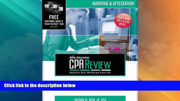 Big Deals  Bisk CPA Review: Auditing   Attestation, 40th Edition (CPA Comprehensive Exam Review-