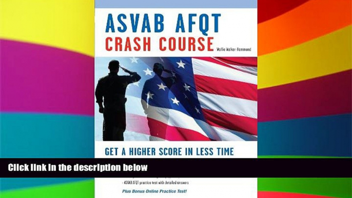 Must Have PDF  ASVAB AFQT Crash Course (Military (ASVAB) Test Preparation)  Free Full Read Most