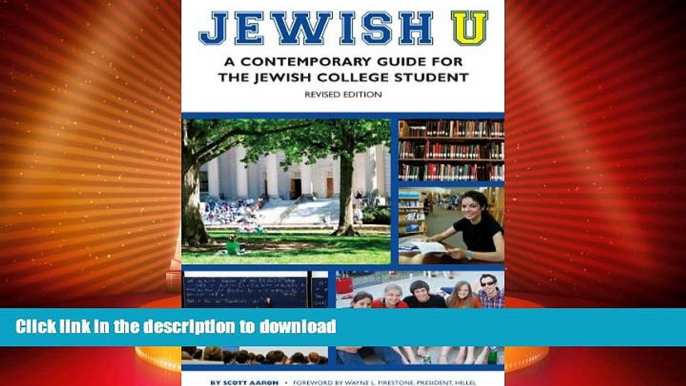 FAVORITE BOOK  Jewish U: A Contemporary Guide for the Jewish College Student (Revised Edition)