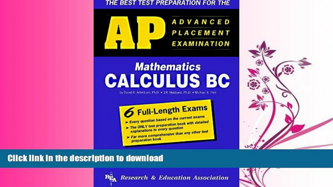 READ  AP Calculus BC (REA) - The Best Test Prep for the Advanced Placement Exam (Advanced