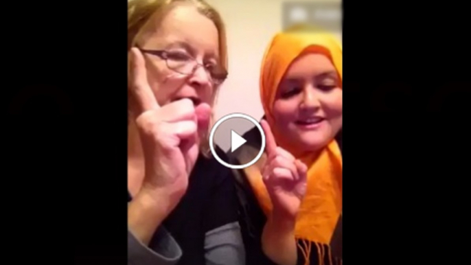 American woman force mother for accepting Islam