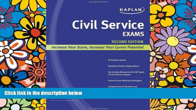 Big Deals  Kaplan Civil Service Exams (Kaplan Test Prep)  Best Seller Books Most Wanted