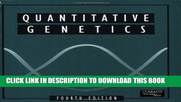 [PDF] Introduction to Quantitative Genetics (4th Edition) Popular Online