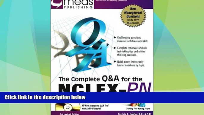 Big Deals  The Complete Q A for the NCLEX-PN (Book w/CD-ROM)  Free Full Read Most Wanted