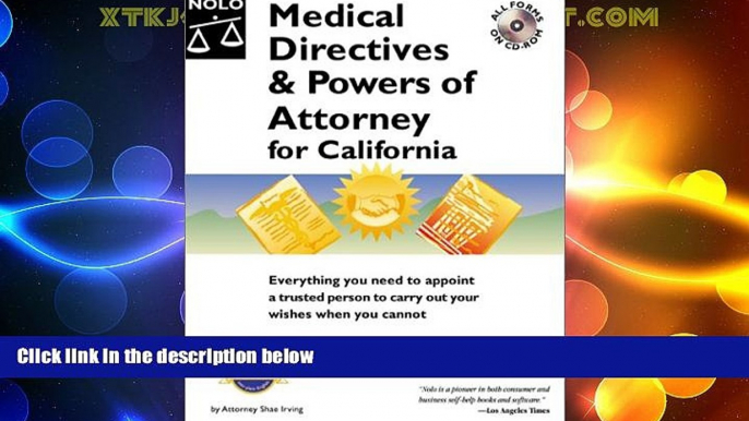 Big Deals  Medical Directives   Powers of Attorney in California (Medical Directives   Powers of