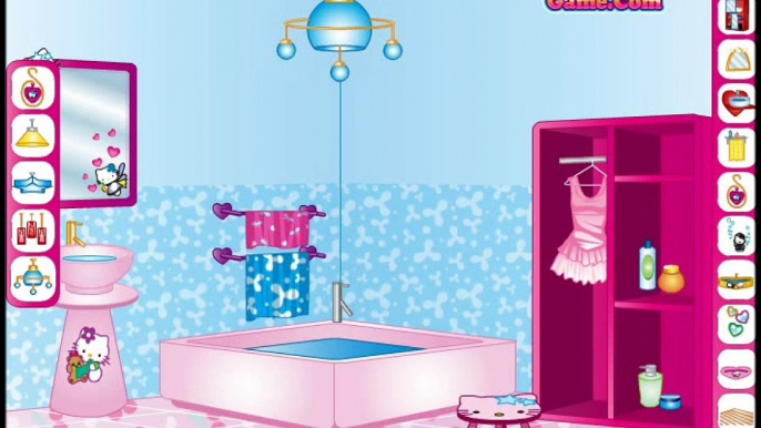 Hello Kitty Bathroom gameplay for little kids-Baby Games-Hello Kitty