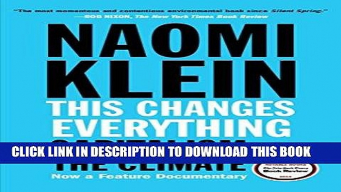 Ebook This Changes Everything: Capitalism vs. The Climate Free Read