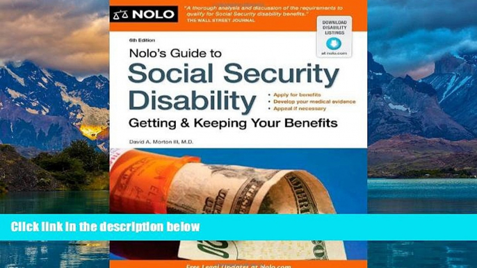 Big Deals  Nolo s Guide to Social Security Disability: Getting   Keeping Your Benefits  Full