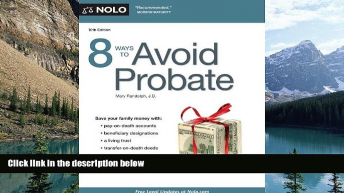 Big Deals  8 Ways to Avoid Probate  Best Seller Books Most Wanted