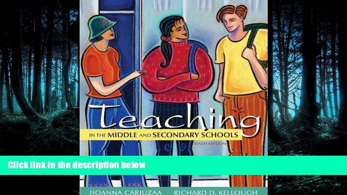 Online eBook Teaching in the Middle and Secondary Schools (10th Edition)