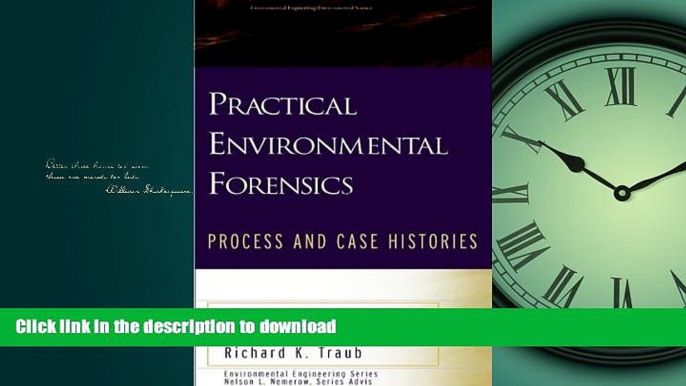 READ THE NEW BOOK Practical Environmental Forensics: Process and Case Histories READ EBOOK