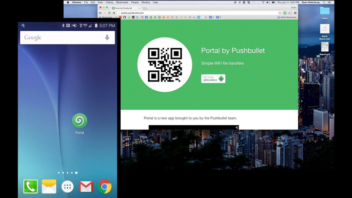 Portal, la aplicación de Pushbullet para enviar archivos