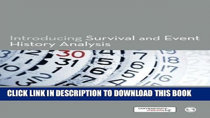 Collection Book Introducing Survival and Event History Analysis