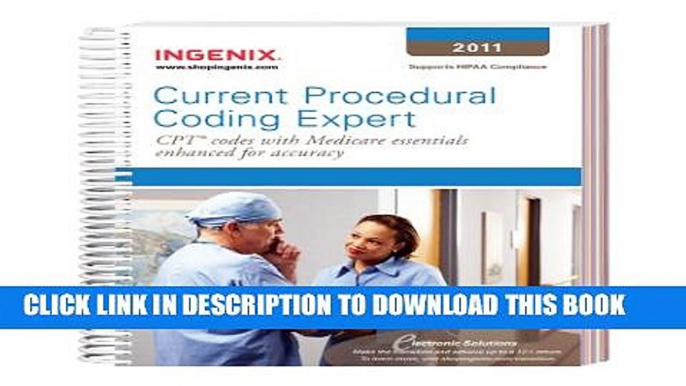 New Book Current Procedural Coding Expert 2011 (CPT Expert Spiral)