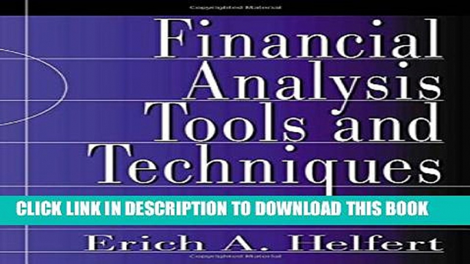 [PDF] Financial Analysis Tools and Techniques: A Guide for Managers Full Collection