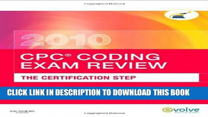 New Book CPC Coding Exam Review 2010: The Certification Step, 1e (CPC Coding Exam Review: