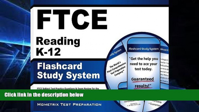 Big Deals  FTCE Reading K-12 Flashcard Study System: FTCE Test Practice Questions   Exam Review