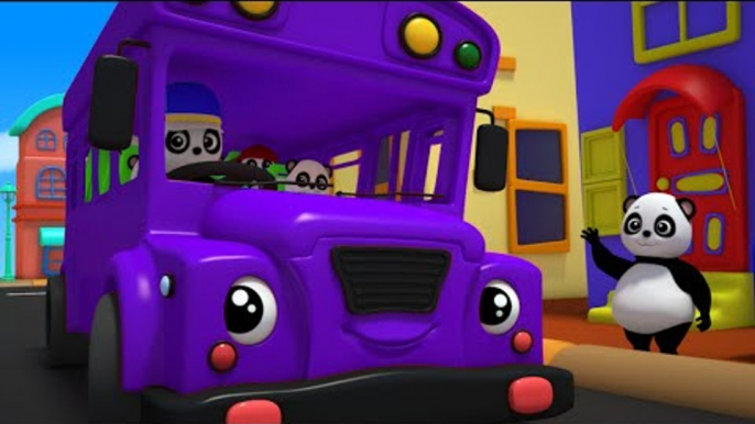 bao panda | wheels on the bus | nursery rhyme | childrens rhymes | kids song | 3d rhymes