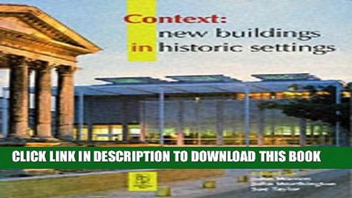 [PDF] Context: New Buildings in Historic Settings Full Collection