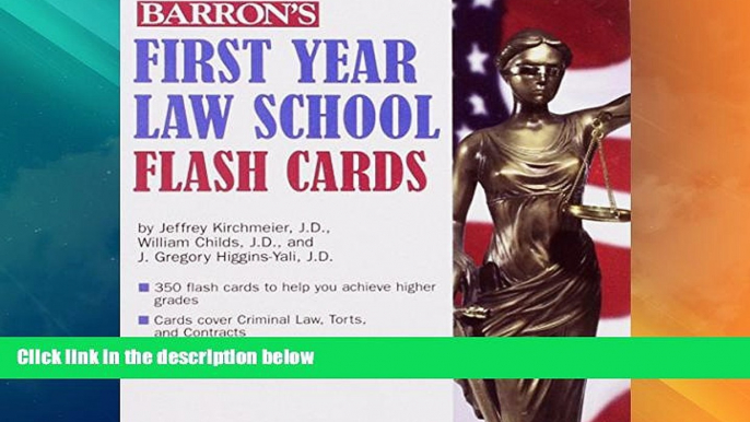 Big Deals  Barron s First Year Law School Flash Cards: 350 Cards with Questions   Answers  Free