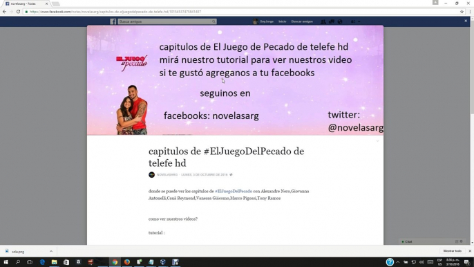 tutorial como ver nuestros video en facebooks juego del pecado