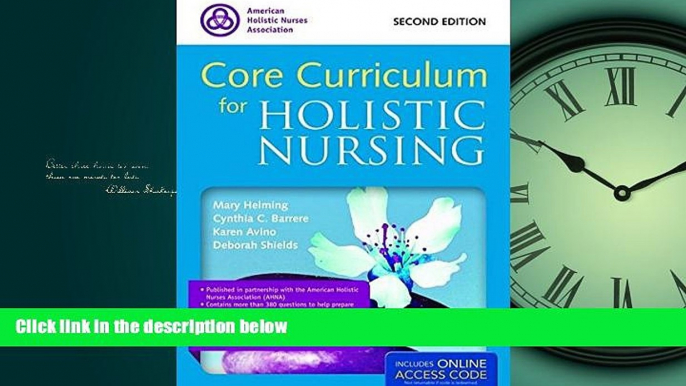 Enjoyed Read Core Curriculum For Holistic Nursing