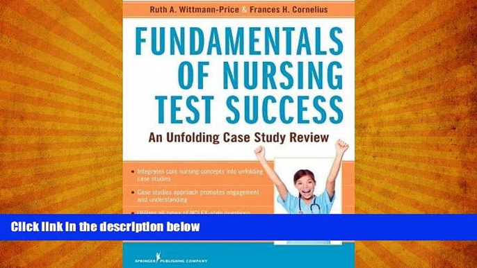 Popular Book Fundamentals of Nursing Test Success: An Unfolding Case Study Review