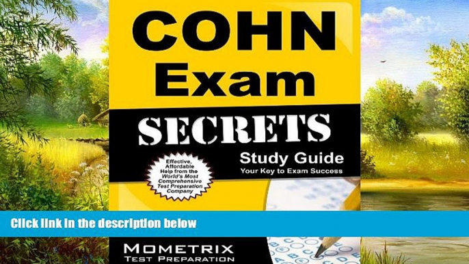 Enjoyed Read COHN Exam Secrets Study Guide: COHN Test Review for the Certified Occupational Health