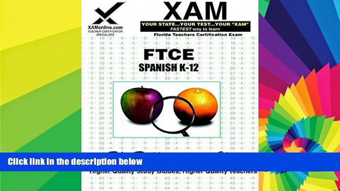 Big Deals  FTCE Spanish K-12 (XAM FTCE)  Free Full Read Best Seller