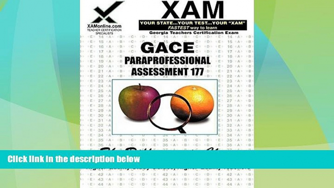 Big Deals  GACE Paraprofessional Assessment 177  Best Seller Books Best Seller