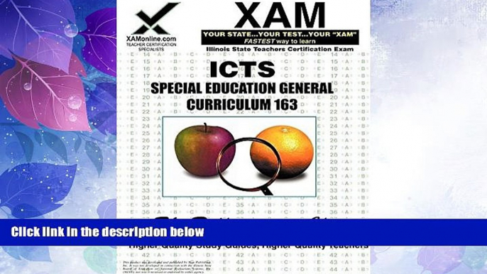 Big Deals  ICTS Special Education General Curriculum 163 (XAM ICTS)  Best Seller Books Most Wanted